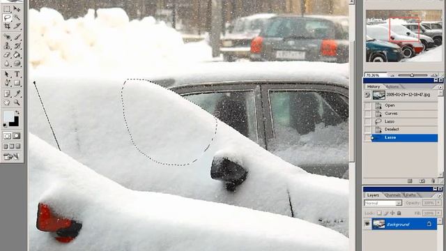 Инструменты выделения. Лассо. смотреть онлайн
