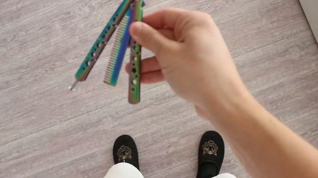 УЧУ ТРЮКИ С НОЖОМ БАБОЧКОЙ ЗА 24 ЧАСА