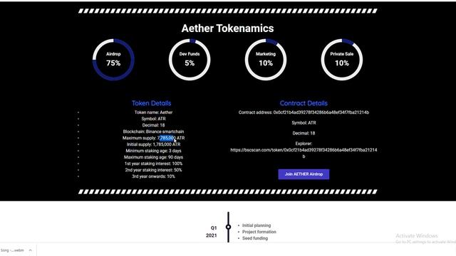 AETHER PoS Project смотреть онлайн
