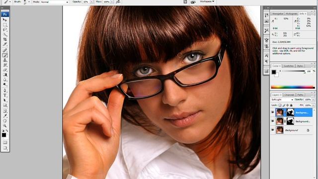 Bigbad.ru - Урок по фотошопу. Изменить цвет волос смотреть онлайн