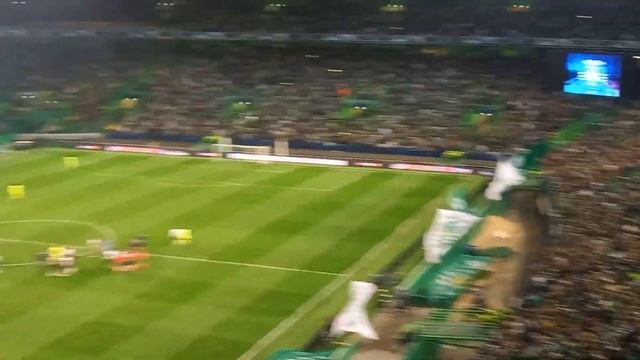 Estádio Alvalade em FESTA! (Novo cântico) - Final do jogo Sporting CP 3 - 1 Borussia Dortmund смотреть онлайн