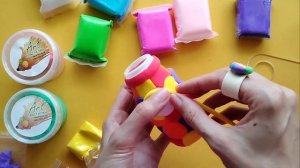 лёгкий пластилин мастер-класс лепка воздушный пластилин лепим с детьми ветрячок рыбки
