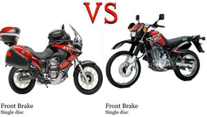 Honda XL 700 Transalp vs Yamaha XT 600 E Test specification comparison