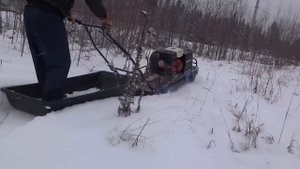 мотобуксировщик передний привод KSMOTO  ЖЕСТЬ!! любые канавы, глубокий снег KSMOTO.RU