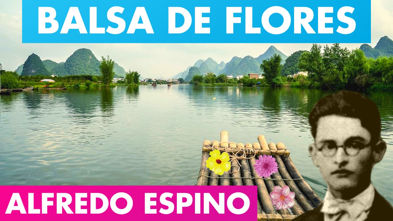 BALSA DE FLORES ALFREDO ESPINO ⛵? | Poema Balsa de Flores de Alfredo Espino?? | Valentina Zoe