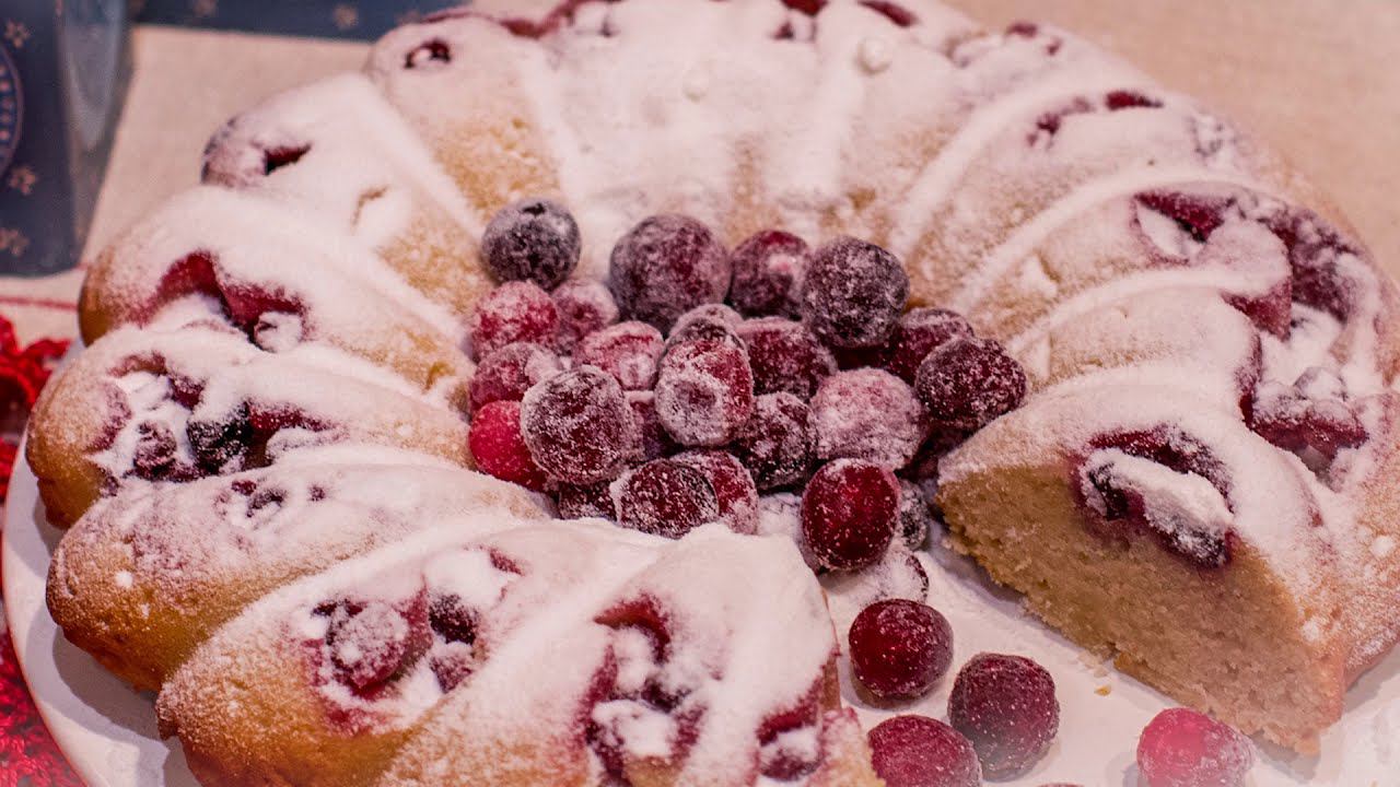 Ароматный пирог с клюквой без глютена, лактозы, сахара и яиц | VEGAN | ВАММОЖНО
