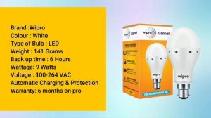 Best Rechargeable Led Bulb Under 500 India 2024 | Best Inverter Bulb in India by Experts Recommend