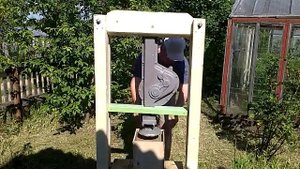 Самодельный пресс для заготовки Иван-чая.