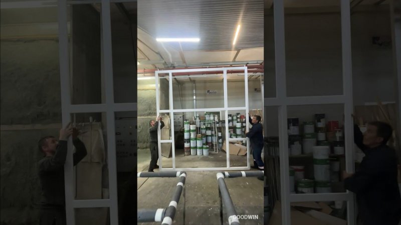 Производство огромных деревянных Евроокон!