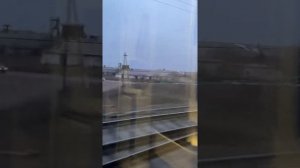 Вид из окна поезда. Казахстан.