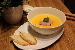 Сливочно-тыквенный крем-суп с прошутто #the best creamy pumpkin soup