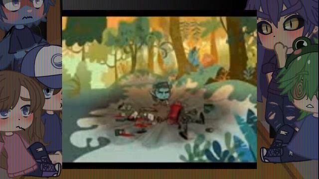 "реакция фандомов на флиппи и весёлых лесных друзей" смотреть онлайн