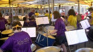 Pan Wizards Steel Orchestra perform "Samba de Verao"