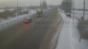 Душа в пятки!  Суринское . 03.12.16. Дрифтанул на SCANIA.