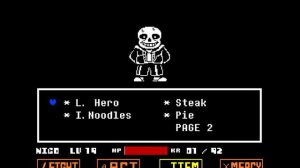 Undertale Genocida - Sans vs Nico! Game Over