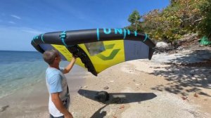 Strong wing - duotone test. Обзор крыла для винг фоила