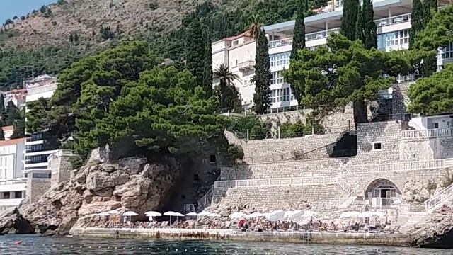 Хорватия 2019.Прогулка на катере вокруг острова Локрум к Дубровнику. смотреть онлайн