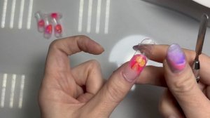 Верхние формы , аквариумный дизайн. Наращивание ногтей