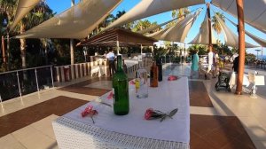 Ужин в ресторане A la Carte. Отель MC BEACH PARK RESORT 5*. Турция Аланья.