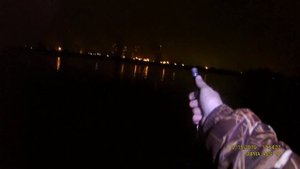 Запуск красной ракеты-"сигнал охотника".