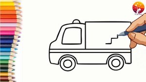 How to Draw Ambulance! Как нарисовать скорую помощь! Сурет салу жедел жәрдем