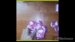 Цветы из атлассных лент "Камелия" своими руками/ Camellia flower of satin ribbons/универсальная