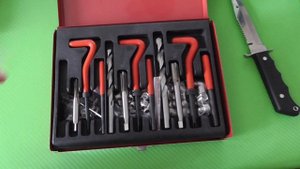 Набор для восстановления резьбы M6X1-M8X1,25-M10X1,5 . Распаковка и обзор.