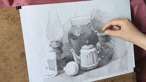 рисование натюрморта с натуры карандашом / still life drawing | how-to