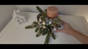 НОВОГОДНИЕ КОМПОЗИЦИИ ИЗ НАТУРАЛЬНЫХ И ИСКУССТВЕННЫХ ЕЛОВЫХ ВЕТОК / Christmas composition