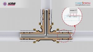 Пресс фитинг ICMA для пластиковой и металлопластиковой трубы с технологией Sempiter
