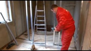 Монтаж звукоизоляционных плит Rockwool Acustic Batts