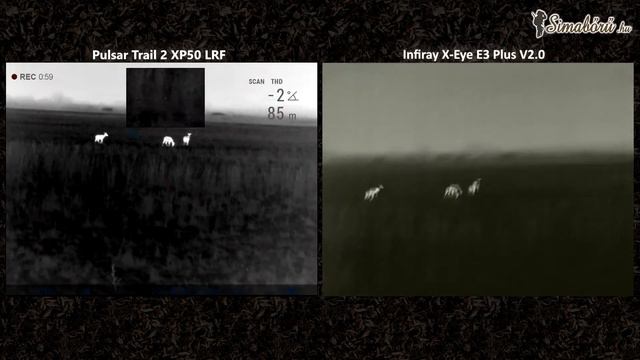 Hőkamera teszt - Infiray x-Eye E3 Plus V2.0, Pulsar Trail 2 XP50 LRF смотреть онлайн