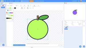 Как нарисовать своего спрайта в Scratch?