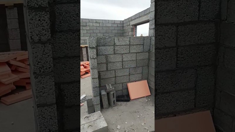 Строительство домов в поселке Винзили.