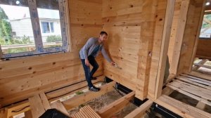 Электрика в доме из профилированного бруса.