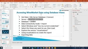 How to Use Microsoft Power BI to Extract MineMarket Data