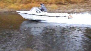 катер Чайка  Ход по мелководью