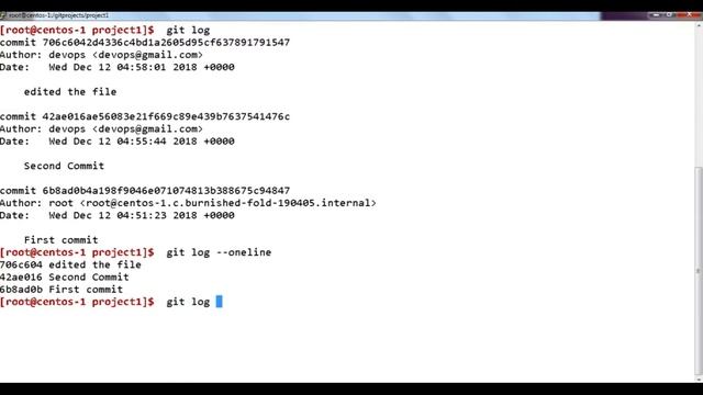 GIT Logs in git - 8 смотреть онлайн