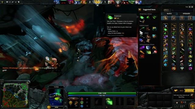 DOTA 2 - HEALING SALVE and TANGO смотреть онлайн