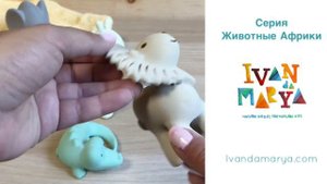 Набор игрушек для купания: Животные Африки