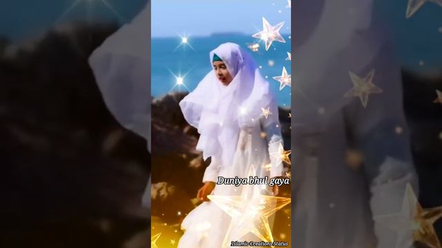 Kabe Pe Pari Jab Pehil Nazar Naat Full Screen Status || Aliza Hasan Qadri Naat Status