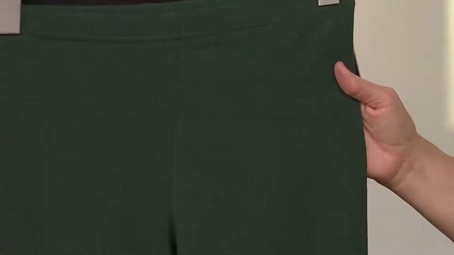 Susan Graver Stretch Cotton Petite Full Length Leggings with Jacque Gonzales смотреть онлайн