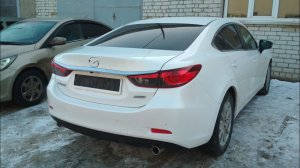 Mazda 6, замена панели задка. Кузовной ремонт .