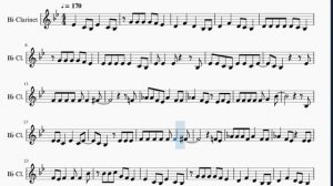 Clarinet Sheet Music: How to play Gitchee Gitchee Goo by Dan Povenmire and Swampy