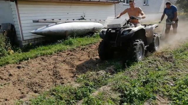 Копка картошки квадроциклом смотреть онлайн