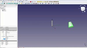 FreeCad Отверстие в конусе под 45 градусов