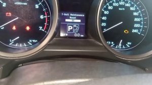 How to T-belt maintenance reqd reset Land cruiser