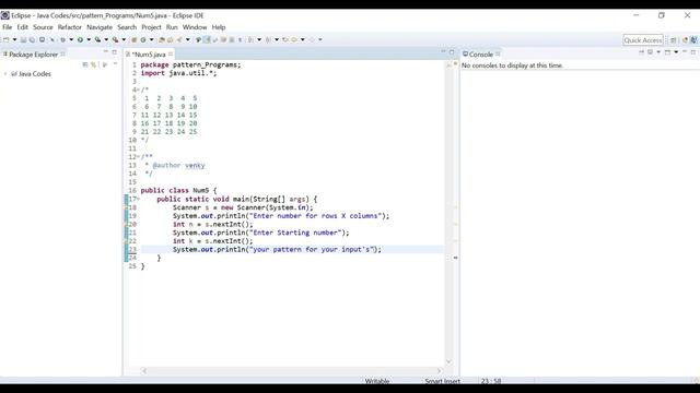 Java Number Pattern 5 – смотреть онлайн видео от Программистские ...