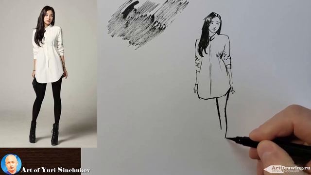 скетчинг для начинающих обзор брашпен pentel brush pen review