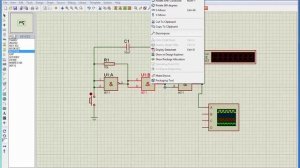 PROTEUS УРОК 12 мультивибратор на логике